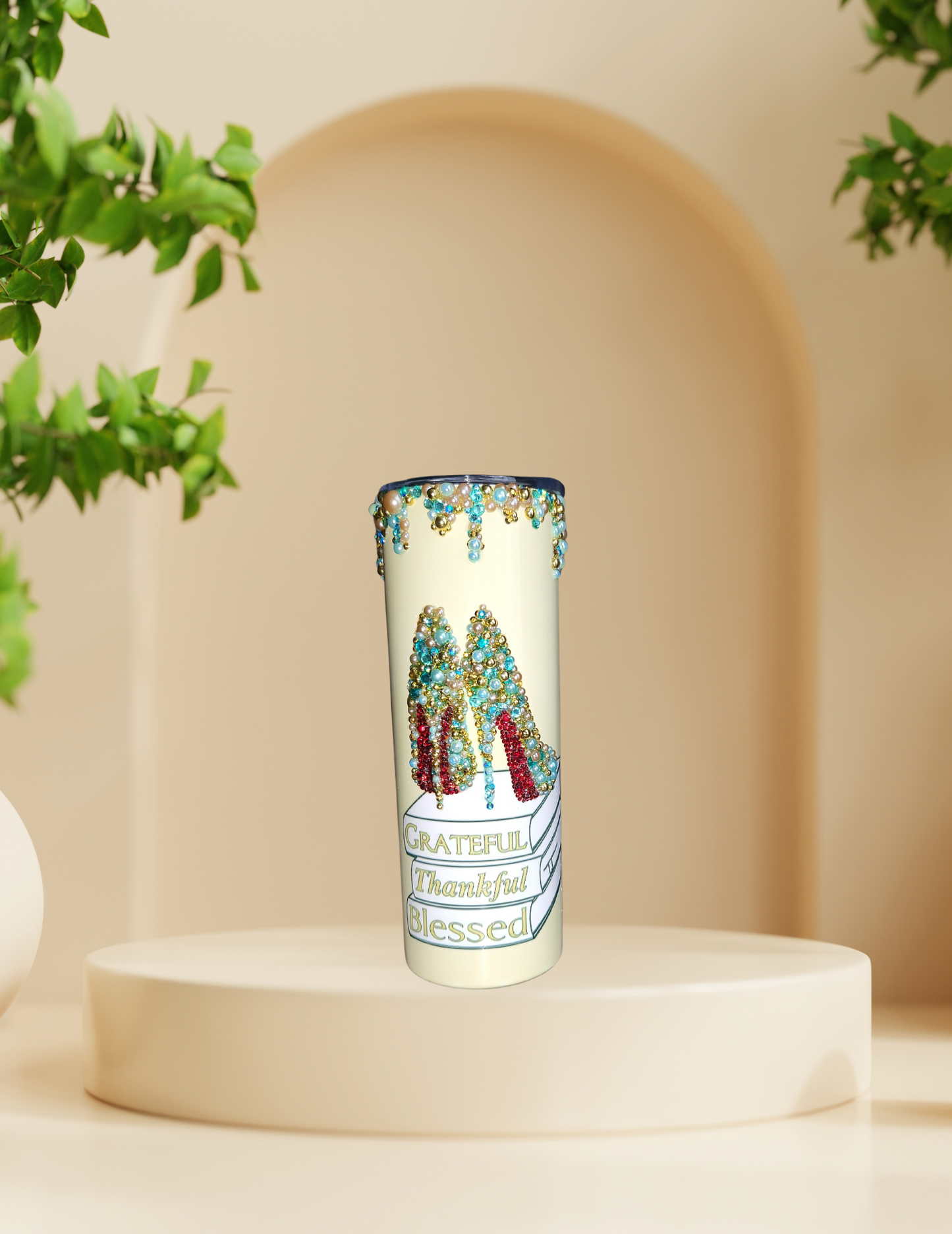 Drip Red Bottom Skinny Tumbler