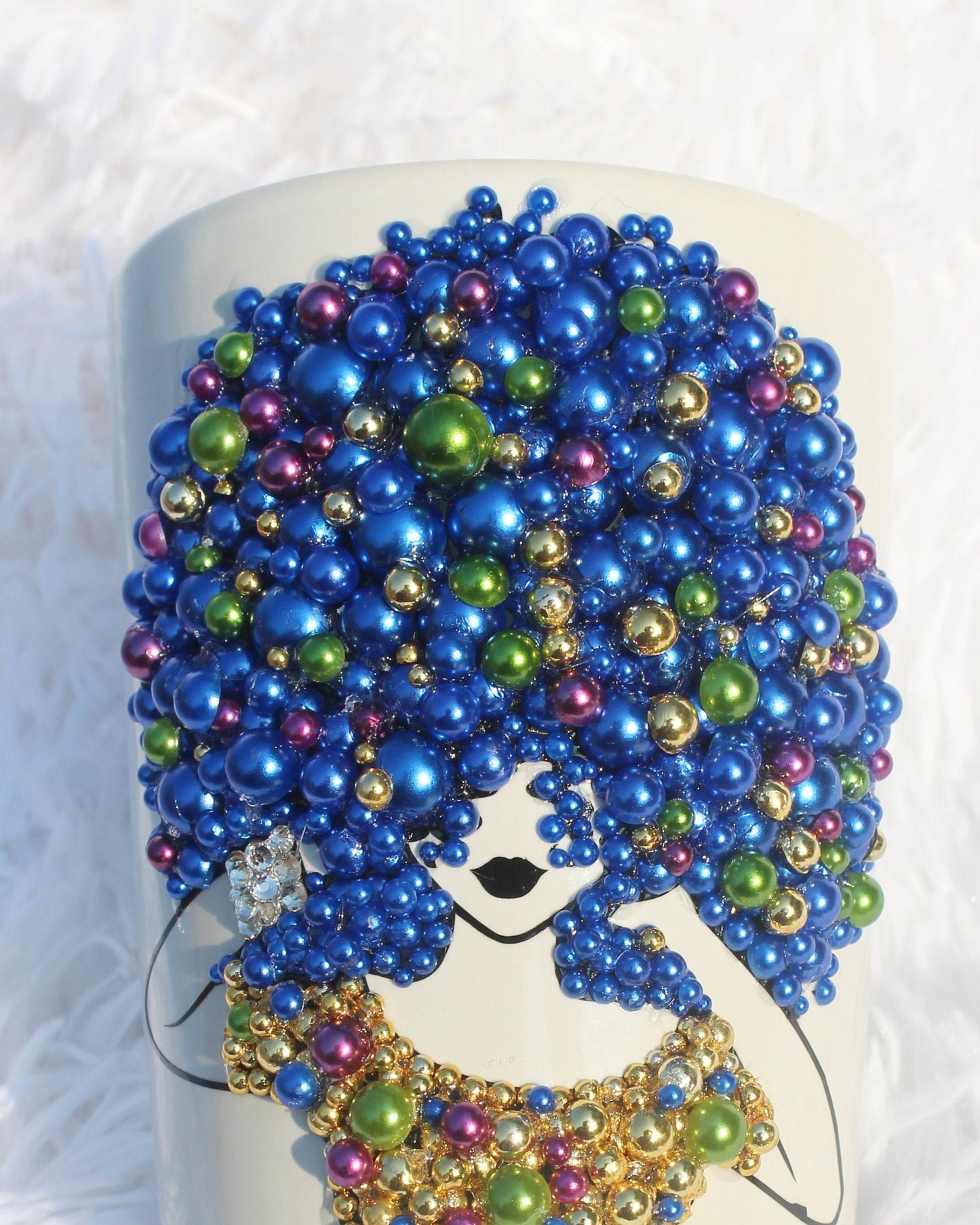 "Allison" bling coffee mugs