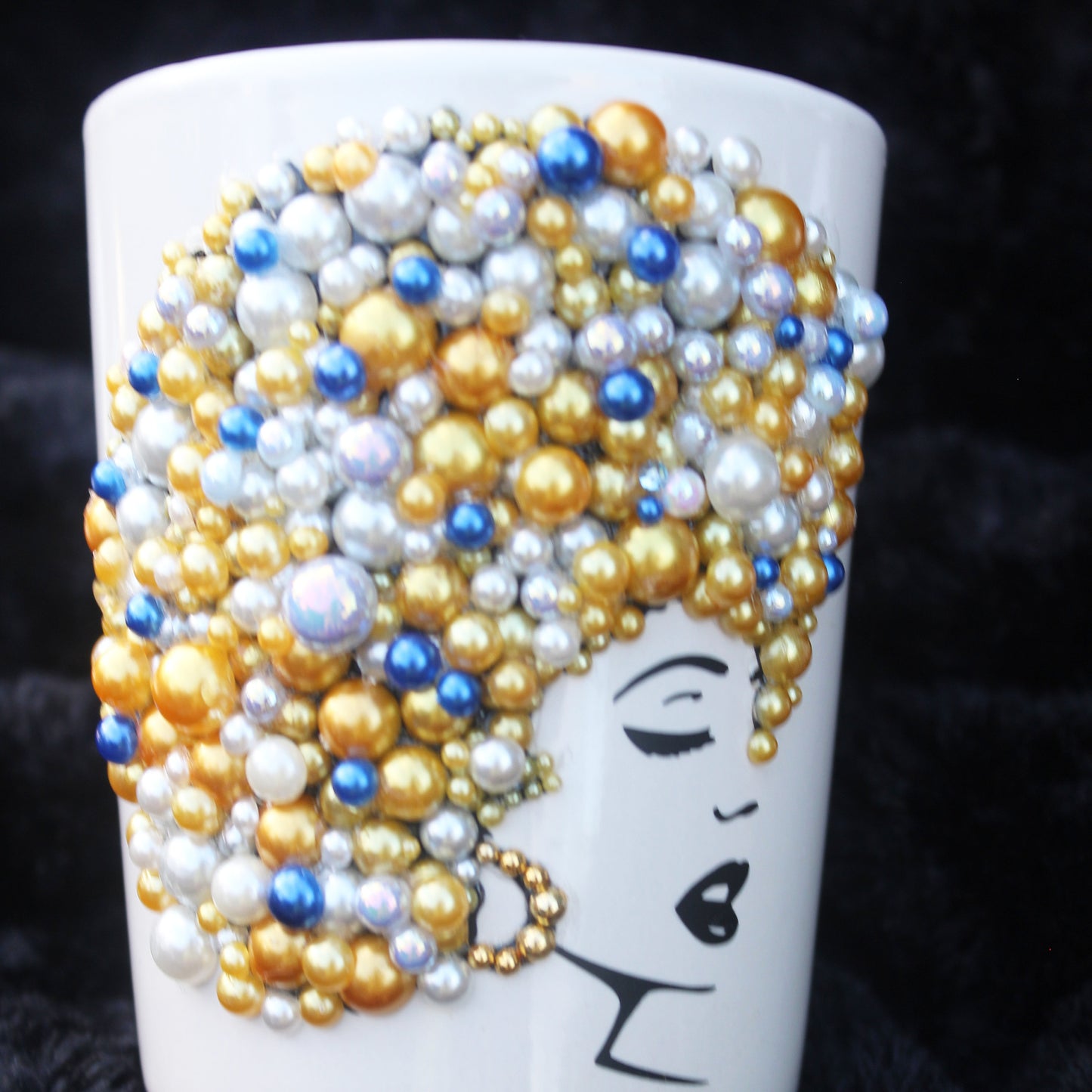 "Tina" bling coffee mugs