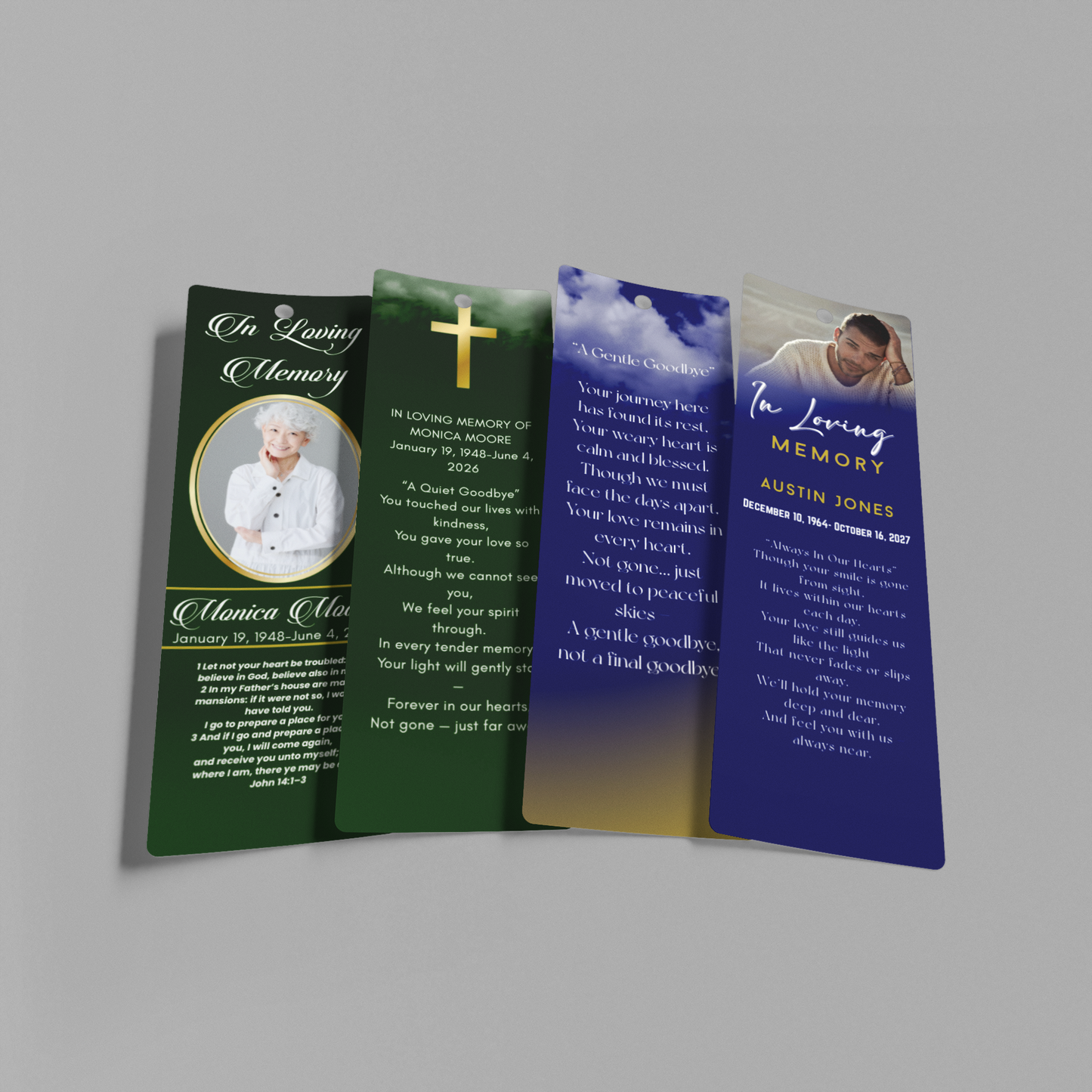 Memorial Bookmarks