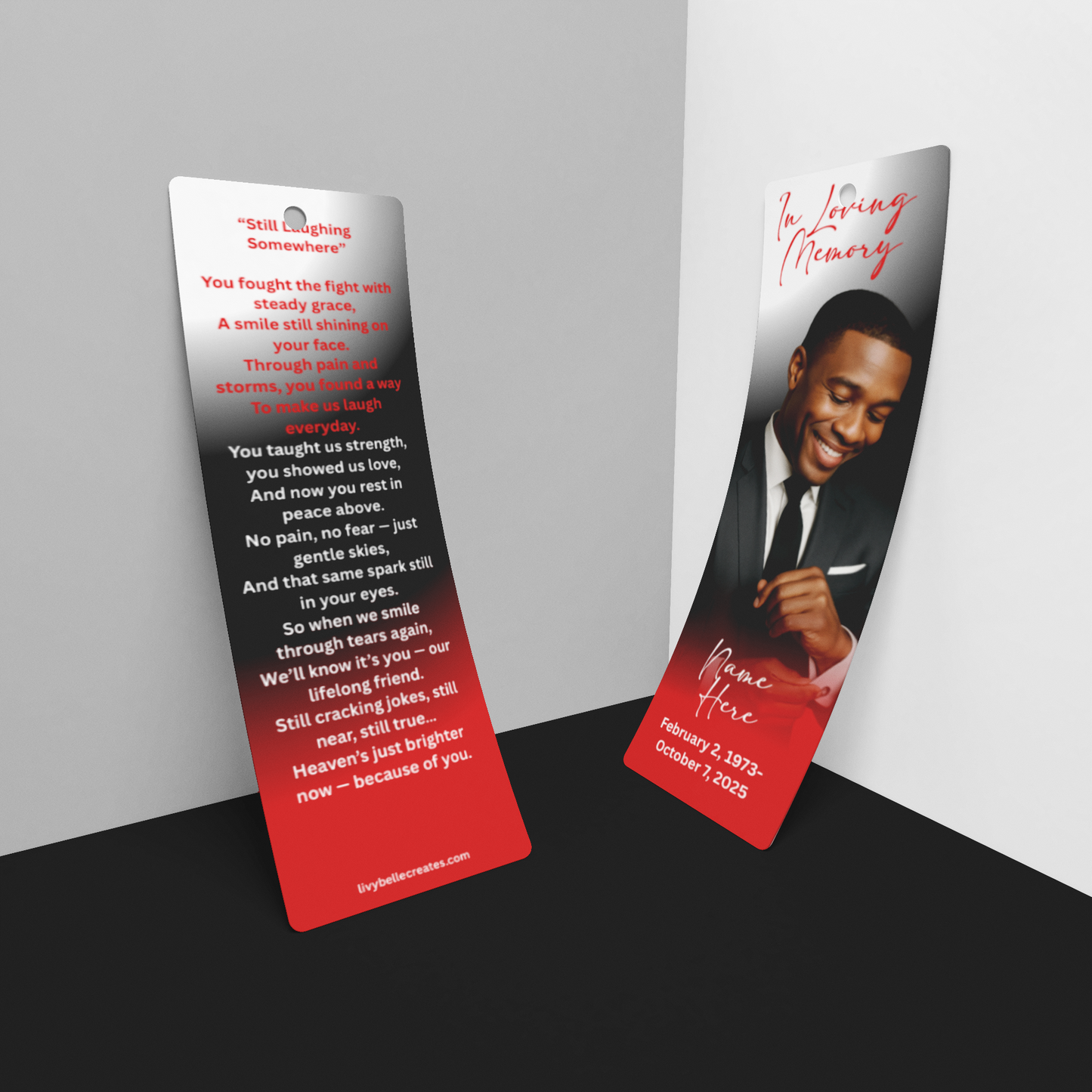 Memorial Bookmarks