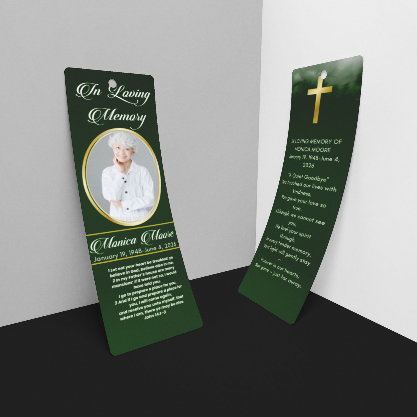 Memorial Bookmarks